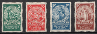 1924 Weimar Republic, Germany (Mi. 351 - 354, Full Set, CV $50)
