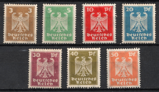 1924 Weimar Republic, Germany (Mi. 355 - 361, Full Set, CV $50)