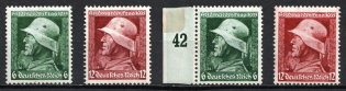1935 Third Reich, Germany (Mi. 569 x, y - 570 x, y, Full Set)
