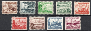 1935 Third Reich, Germany (Mi. 651 - 659, Full Set, CV $130)