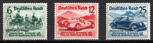 1939 Third Reich, Germany (Mi. 695 - 697, Full Set, CV $90)