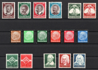 1934-35 Third Reich, Germany (Full Sets, CV $70)