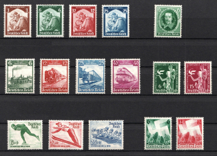 1935-36 Third Reich, Germany (Full Sets, CV $70)