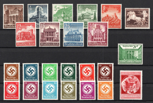1940-44 Third Reich, Germany (Full Sets, CV $90)
