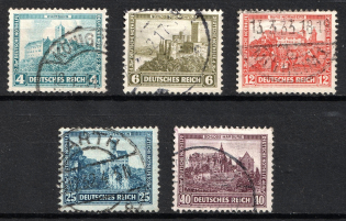 1932 Weimar Republic, Germany (Mi. 474 - 478, Full Set, Canceled, CV $140)