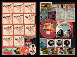 Navy, Ships, Trains, Stock of Cinderellas, United States, Germany, France, Europe Non-Postal Stamps, Labels, Advertising, Charity, Propaganda (#127)