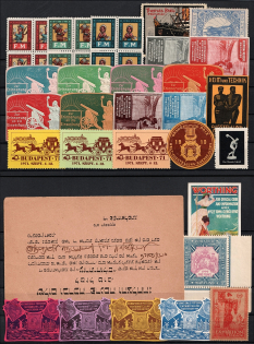 Germany, Netherlands, Europe, Stock of Cinderellas, Non-Postal Stamps, Labels, Advertising, Charity, Propaganda (#187A)