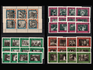 Film Industry, United States Vitagraph Company, Czechoslovakia Military, Stock of Cinderellas, Non-Postal Stamps and Labels, Advertising, Charity, Propaganda (#179)
