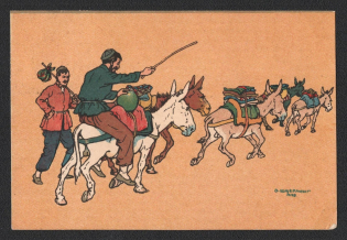 1929 (7 Jul) USSR Russia illustrated postcard from Baku to Germany