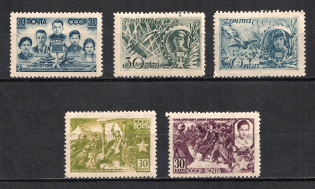 1944 Heroes of the USSR, Soviet Union, USSR (Full Set, MNH)