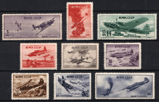 1946 Air Force During World War II, Soviet Union, USSR (Full Set, MNH)