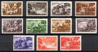 1947 The Reconstruction, Soviet Union, USSR (Perforated, Full Set, MNH)