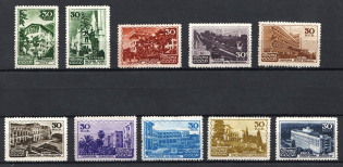 1947 The Soviet Sanatoria, Soviet Union, USSR (Full Set, MNH)