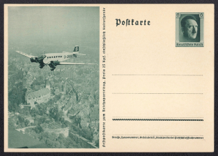 1937 Reich Party Rally of the NSDAP in Nuremberg, Third Reich, Germany, Postal Card