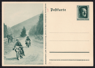 1937 Reich Party Rally of the NSDAP in Nuremberg, Third Reich, Germany, Postal Card