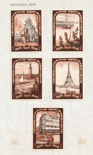 Netherlands, Stock of Cinderellas, Non-Postal Stamps, Labels, Advertising, Charity, Propaganda (#17A)