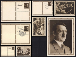 Adolf Hitler, Third Reich, Germany, Postal Cards