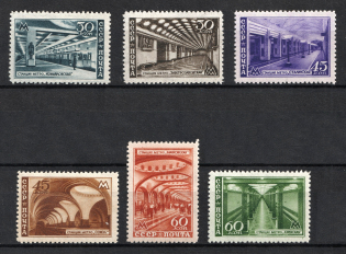 1947 Moscow Subway, Soviet Union, USSR (Full Set, MNH)
