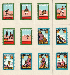 Germany, Stock of Cinderellas, Non-Postal Stamps, Labels, Advertising, Charity, Propaganda (#20A)