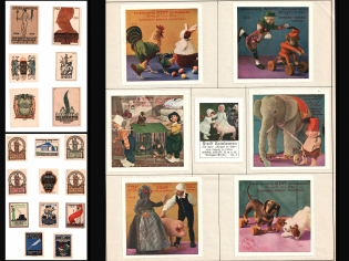 Leipzig, Germany, Stock of Cinderellas, Non-Postal Stamps, Labels, Advertising, Charity, Propaganda (#23)