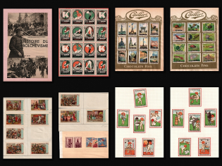 Germany, Europe & Overseas, Stock of Cinderellas, Non-Postal Stamps, Labels, Advertising, Charity, Propaganda (#64)