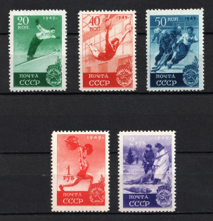 1949 Sport in the USSR, Soviet Union, USSR (Full Set, MNH)