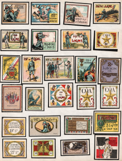 France Military, Army, War, Stock of Cinderellas, Non-Postal Stamps, Labels, Advertising, Charity, Propaganda (#261)