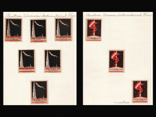 1924 Vienna International Fair, Austria, Stock of Cinderellas, Non-Postal Stamps, Labels, Advertising, Charity, Propaganda (#298)