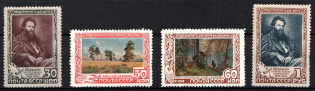 1948 50th Anniversary of the Death of Shishkin, Soviet Union, USSR (Full Set, MNH)