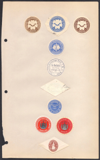 Germany, Stock of Rare Official Seals, Non-postals (#54)