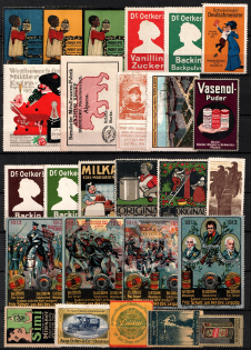 Germany, Military, Army, War, Stock of Rare Cinderellas, Non-postal Stamps, Labels, Advertising, Charity, Propaganda (#23)