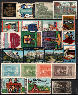 Germany, Military, Army, War, Stock of Rare Cinderellas, Non-postal Stamps, Labels, Advertising, Charity, Propaganda (#58)