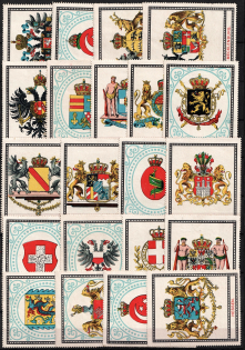 Germany, Coat of Arms, Stock of Rare Cinderellas, Non-postal Stamps, Labels, Advertising, Charity, Propaganda (#13)