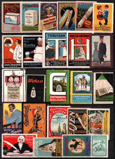 Germany, Stock of Rare Cinderellas, Non-postal Stamps, Labels, Advertising, Charity, Propaganda (#9)