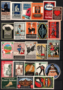 Germany, Stock of Rare Cinderellas, Non-postal Stamps, Labels, Advertising, Charity, Propaganda (#16)