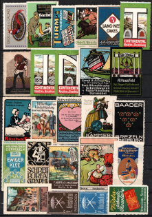 Germany, Stock of Rare Cinderellas, Non-postal Stamps, Labels, Advertising, Charity, Propaganda (#53)