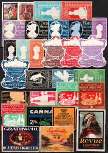 Germany, Stock of Rare Cinderellas, Non-postal Stamps, Labels, Advertising, Charity, Propaganda (#67)