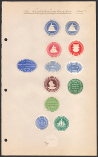 Germany, Stock of Rare Official Seals, Non-postals (#22)