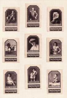 Tuberculosis Labels, Stock of Cinderellas, Non-Postal Stamps, Labels, Advertising, Charity, Propaganda (#336)