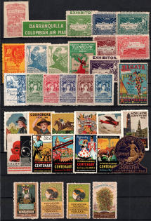 Germany, Europe & Overseas, Stock of Cinderellas, Non-Postal Stamps, Labels, Advertising, Charity, Propaganda, Cover (#348)