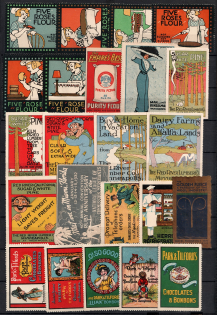 Germany, Europe & Overseas, Stock of Cinderellas, Non-Postal Stamps, Labels, Advertising, Charity, Propaganda, Cover (#351)