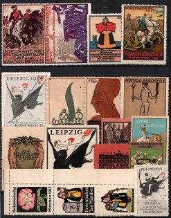 Germany, Europe & Overseas, Stock of Cinderellas, Non-Postal Stamps, Labels, Advertising, Charity, Propaganda, Cover (#356)