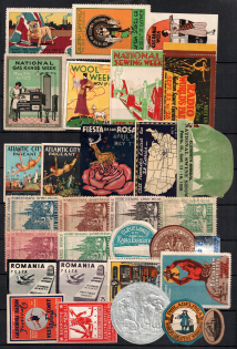 Germany, Europe & Overseas, Stock of Cinderellas, Non-Postal Stamps, Labels, Advertising, Charity, Propaganda, Cover (#359)