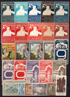 Germany, Europe & Overseas, Stock of Cinderellas, Non-Postal Stamps, Labels, Advertising, Charity, Propaganda, Cover (#360)