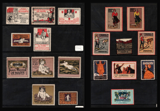 Germany, Europe & Overseas, Stock of Cinderellas, Non-Postal Stamps, Labels, Advertising, Charity, Propaganda, Cover (#367)