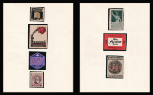 Germany, Stock of Cinderellas, Non-Postal Stamps, Labels, Advertising, Charity, Propaganda (#381)