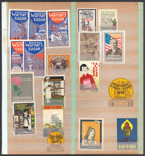 Worldwide, Stock of Cinderellas, Non-Postal Stamps, Labels, Advertising, Charity, Propaganda (#407A)