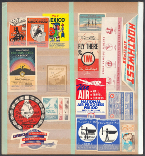 Worldwide, Stock of Cinderellas, Non-Postal Stamps, Labels, Advertising, Charity, Propaganda (#408A)