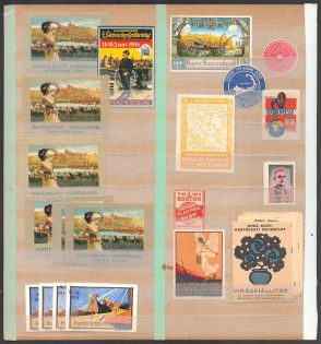 Worldwide, Stock of Cinderellas, Non-Postal Stamps, Labels, Advertising, Charity, Propaganda (#409A)