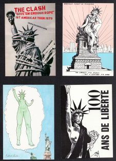 France, Anti-American Propaganda, Postcards